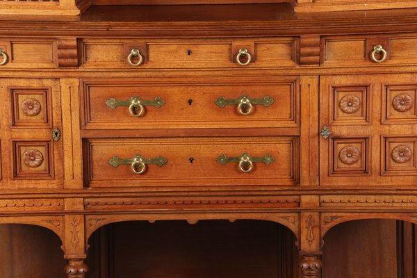 Historicism Style Buffet in Walnut, 1980s-DXD-1148282