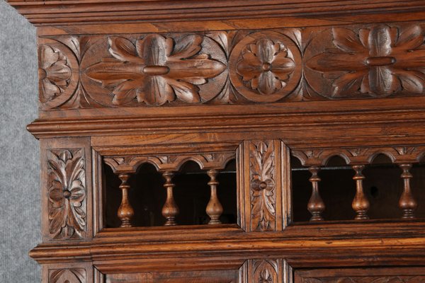 Historicism Wardrobe with Mirror, Brittany, France, 1900s-DXD-1790522