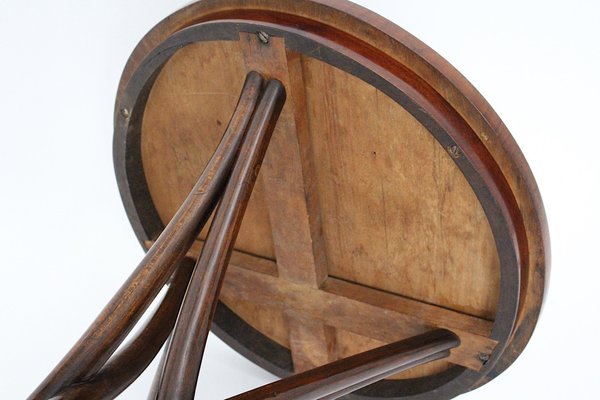 Historism Bentwood No. 13 Side Table from Thonet, Vienna, 1880s-NB-1356590