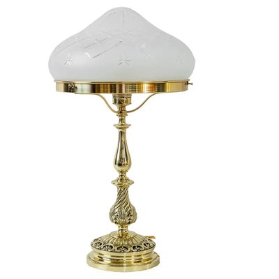 Historistic Table Lamp with Cut Glass Shade, 1890s-SPD-1363389