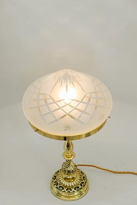 Historistic Table Lamp with Cut Glass Shade, 1890s-SPD-1363389