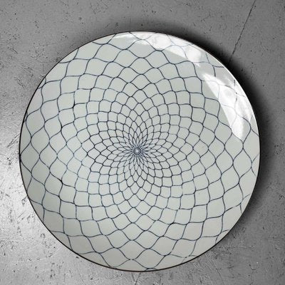 Hizen Porcelain Fishnet Sashimi Plate Sashimi, Japan, 1970s-DWL-1703880