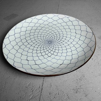 Hizen Porcelain Fishnet Sashimi Plate Sashimi, Japan, 1970s-DWL-1703880