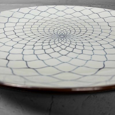 Hizen Porcelain Fishnet Sashimi Plate Sashimi, Japan, 1970s-DWL-1703880