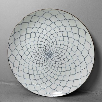 Hizen Porcelain Fishnet Sashimi Plate Sashimi, Japan, 1970s-DWL-1703880