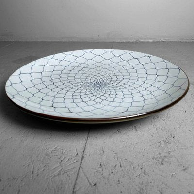 Hizen Porcelain Fishnet Sashimi Plate Sashimi, Japan, 1970s-DWL-1703880