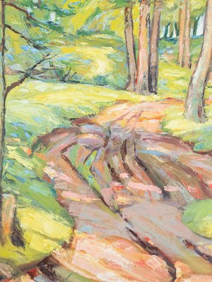 Hjalmar Larsson, Forest Path, 1938, Oil on Panel-GPP-1277939