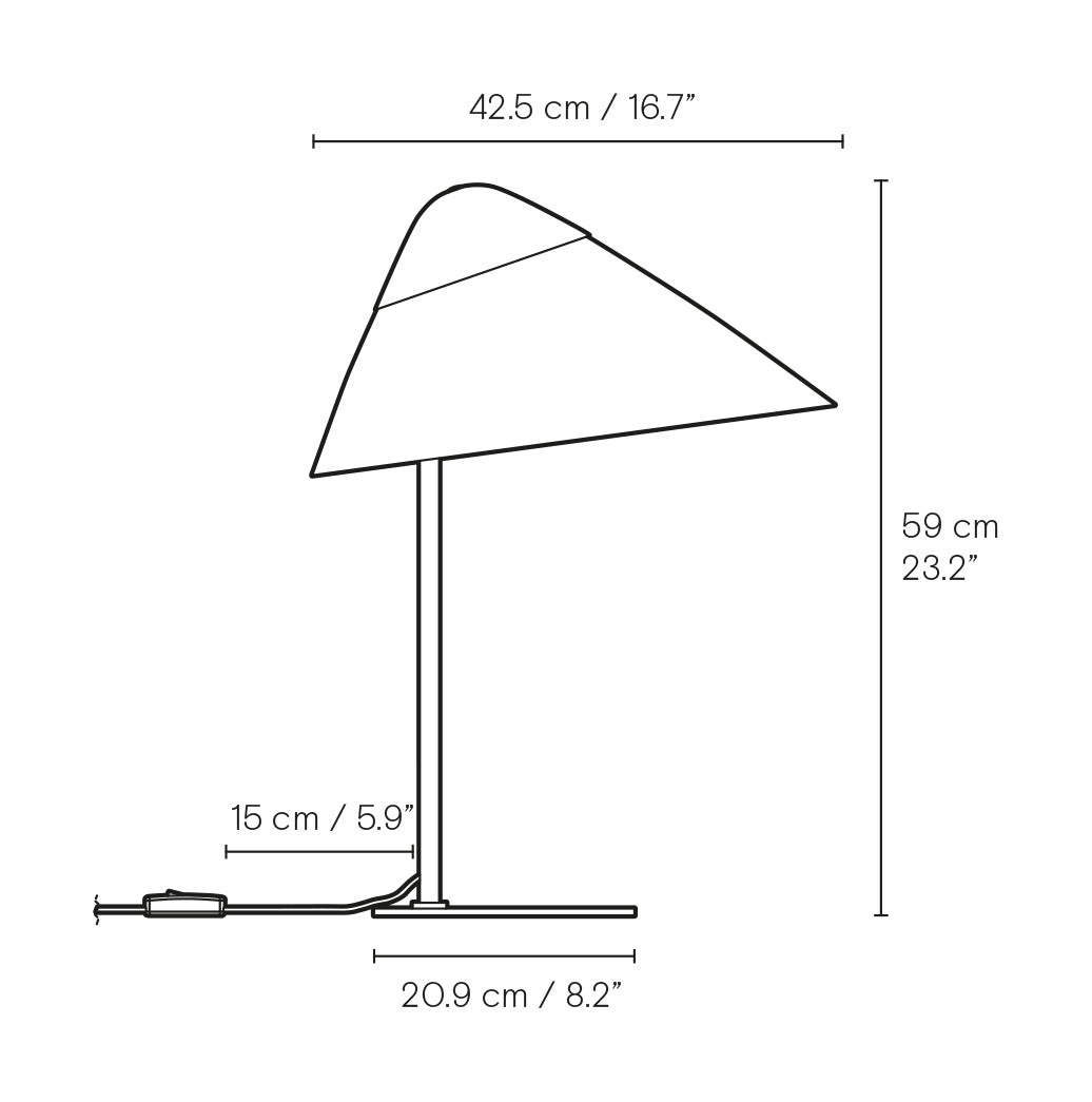HJW02 OPALA TABLE LAMP MIDI