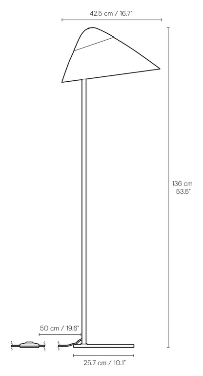 HJW03 OPALA FLOOR LAMP MIDI