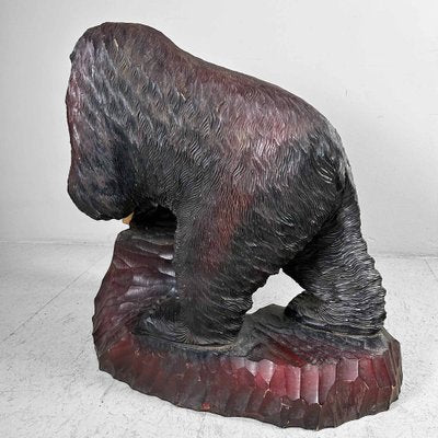 Hokkaido Artist, Kibori Kuma Bear, Japan, 1960s, Wood-DWL-1807017