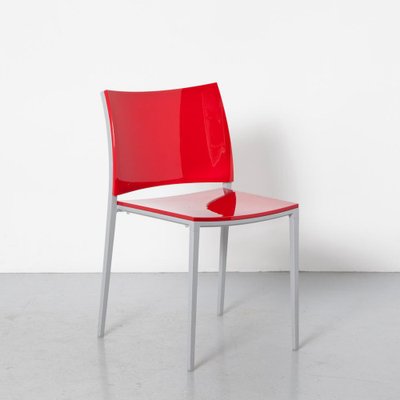 Hola Chair in in Red Stacking from Bontempi Casa-JC-1236179