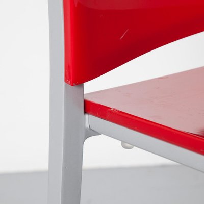 Hola Chair in in Red Stacking from Bontempi Casa-JC-1236179