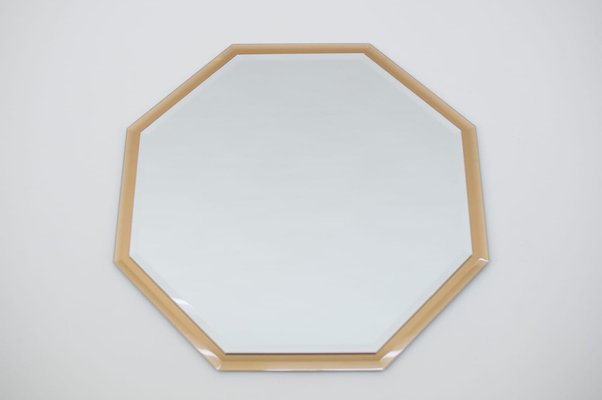 Hollywood Regency 2-Tone Hexagonal Mirror from Schöninger, 1970s-KQB-987780