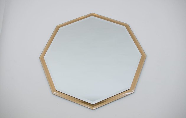 Hollywood Regency 2-Tone Hexagonal Mirror from Schöninger, 1970s-KQB-987780