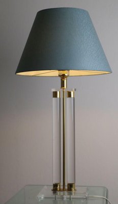 Hollywood Regency Acrylic Glass Table Lamp-ESB-1376547