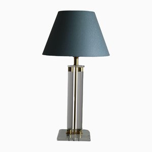 Hollywood Regency Acrylic Glass Table Lamp-ESB-1376547