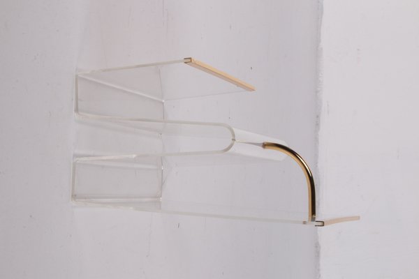 Hollywood Regency Acrylic Warehouse Rack, 1970s, Italy-EZZ-1150880