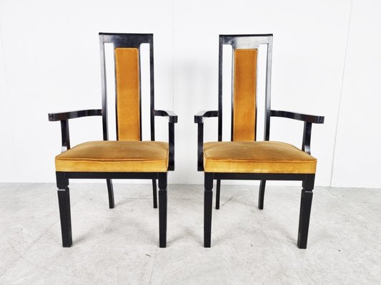 Hollywood Regency Armchairs, 1950s, Set of 2-IRH-1319129