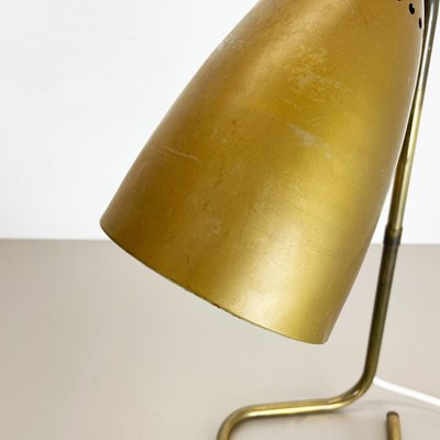 Hollywood Regency Austrian Brass Table Light in the Style of Kalmar, 1950s-QZ-1133558