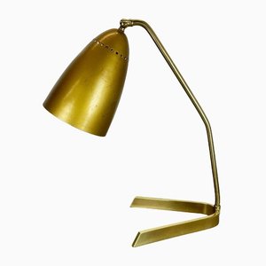 Hollywood Regency Austrian Brass Table Light in the Style of Kalmar, 1960s-QZ-1161703