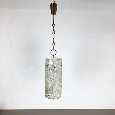 Hollywood Regency Austrian Ice Glass Hanging Light from J. T. Kalmar Lights, 1950s-QZ-1131876