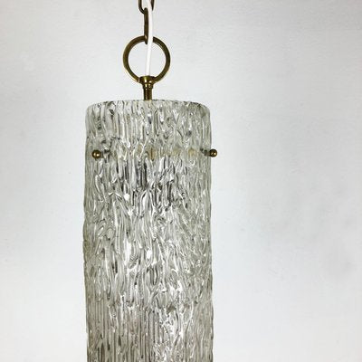 Hollywood Regency Austrian Ice Glass Hanging Light from J. T. Kalmar Lights, 1950s-QZ-1131876