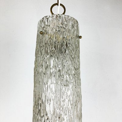 Hollywood Regency Austrian Ice Glass Hanging Light from J. T. Kalmar Lights, 1950s-QZ-1131876