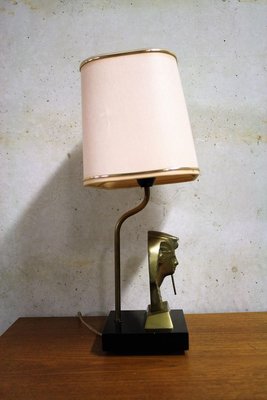 Hollywood Regency Belgian Pharaoh Table Lamp, 1970s-IRH-806477