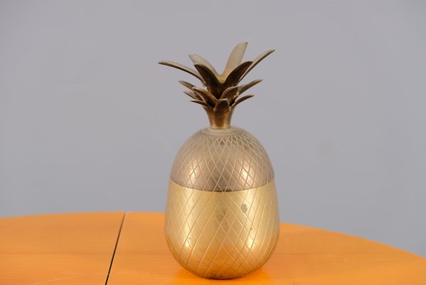 Hollywood Regency Brass Pineapple Box, 1970-CIP-938656