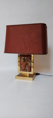 Hollywood Regency Brass Table Lamp-AIF-1795957