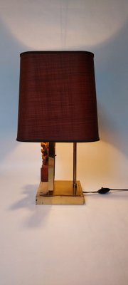 Hollywood Regency Brass Table Lamp-AIF-1795957