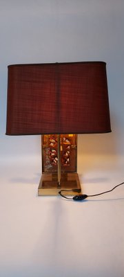 Hollywood Regency Brass Table Lamp-AIF-1795957