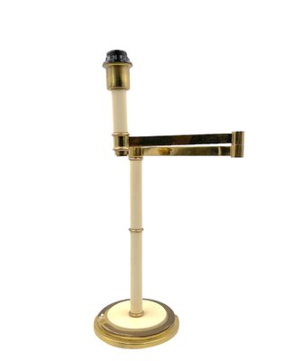 Hollywood Regency Brass Table Lamp by Tommaso Barbi, 1970-TXN-1771800