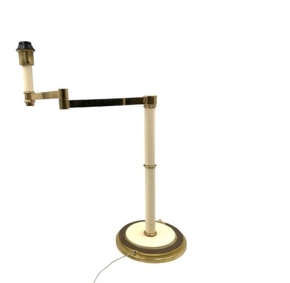 Hollywood Regency Brass Table Lamp by Tommaso Barbi, 1970-TXN-1771800