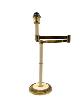 Hollywood Regency Brass Table Lamp by Tommaso Barbi, 1970-TXN-1771800