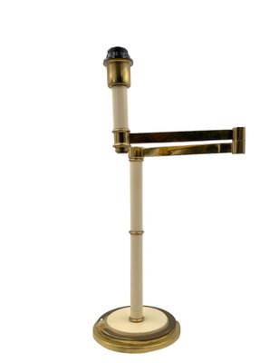 Hollywood Regency Brass Table Lamp by Tommaso Barbi, 1970-TXN-1771800