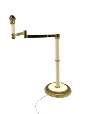 Hollywood Regency Brass Table Lamp by Tommaso Barbi, 1970-TXN-1771800