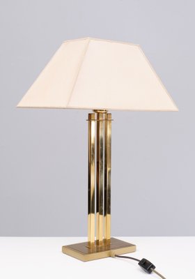 Hollywood Regency Brass Table Lamp from Deknudt, Belgium, 1978-GCG-1794752