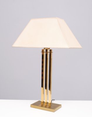 Hollywood Regency Brass Table Lamp from Deknudt, Belgium, 1978-GCG-1794752