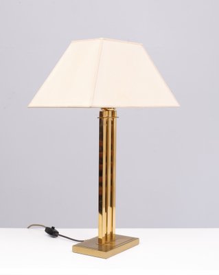 Hollywood Regency Brass Table Lamp from Deknudt, Belgium, 1978-GCG-1794752