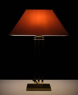 Hollywood Regency Brass Table Lamp from Deknudt, Belgium, 1978-GCG-1794752