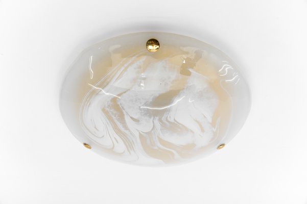 Hollywood Regency Bubble Glass Ceiling Lamp from Hillebrand, Germany, 1960s-KQB-1717987