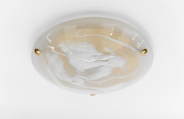 Hollywood Regency Bubble Glass Ceiling Lamp from Hillebrand, Germany, 1960s-KQB-1717987