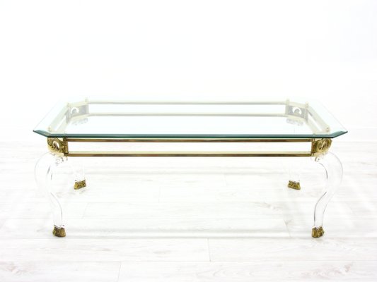 Hollywood Regency Coffee Table, 1980s-WVA-703592