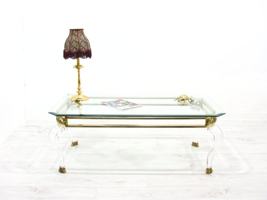 Hollywood Regency Coffee Table, 1980s-WVA-703592