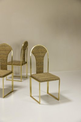 Hollywood Regency Dining Chairs from Belgo Chrom, Belgium, 1970s, Set of 6-UQV-1779621