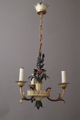 Hollywood Regency French Floral Chandelier, 1960s-ESB-1367088