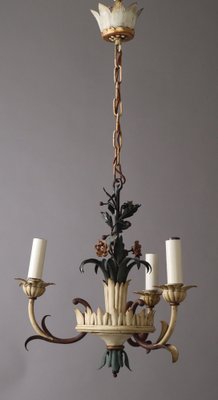 Hollywood Regency French Floral Chandelier, 1960s-ESB-1367088