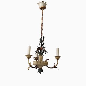 Hollywood Regency French Floral Chandelier, 1960s-ESB-1367088