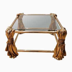 Hollywood Regency Gold Coffee Table, 1970s-RFT-1063925